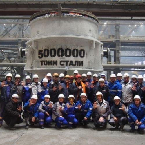 НЛМК-Калуга выпустил пятимиллионную тонну стали