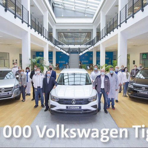 С конвейера завода Volkswagen Group Rus в Калуге сошел 300 000-й Tiguan