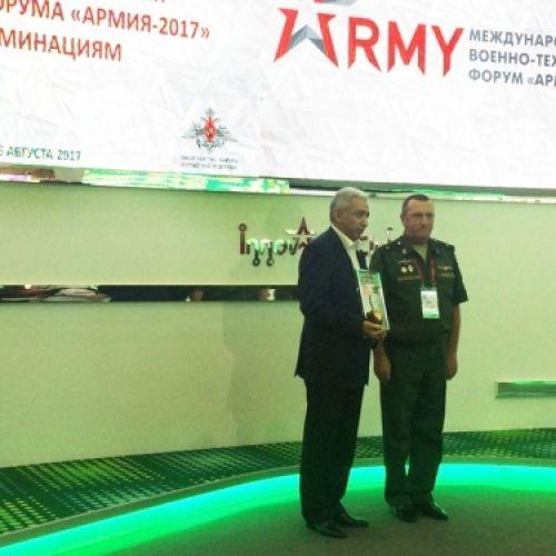 Универсальный кровезаменитель ПАМ-3 признан лучшей инновационной разработкой форума «Армия-2017»