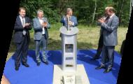 Заложена памятная капсула начала строительства транспортной развязки на автомобильной дороге М-3 «Украина» в рамках реконструкции участка 173 км – 194 км